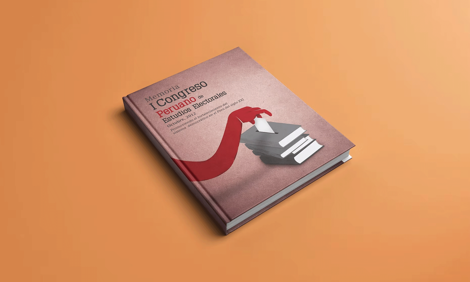 Memoria JNE — Diseño de portada para publicación del JNE